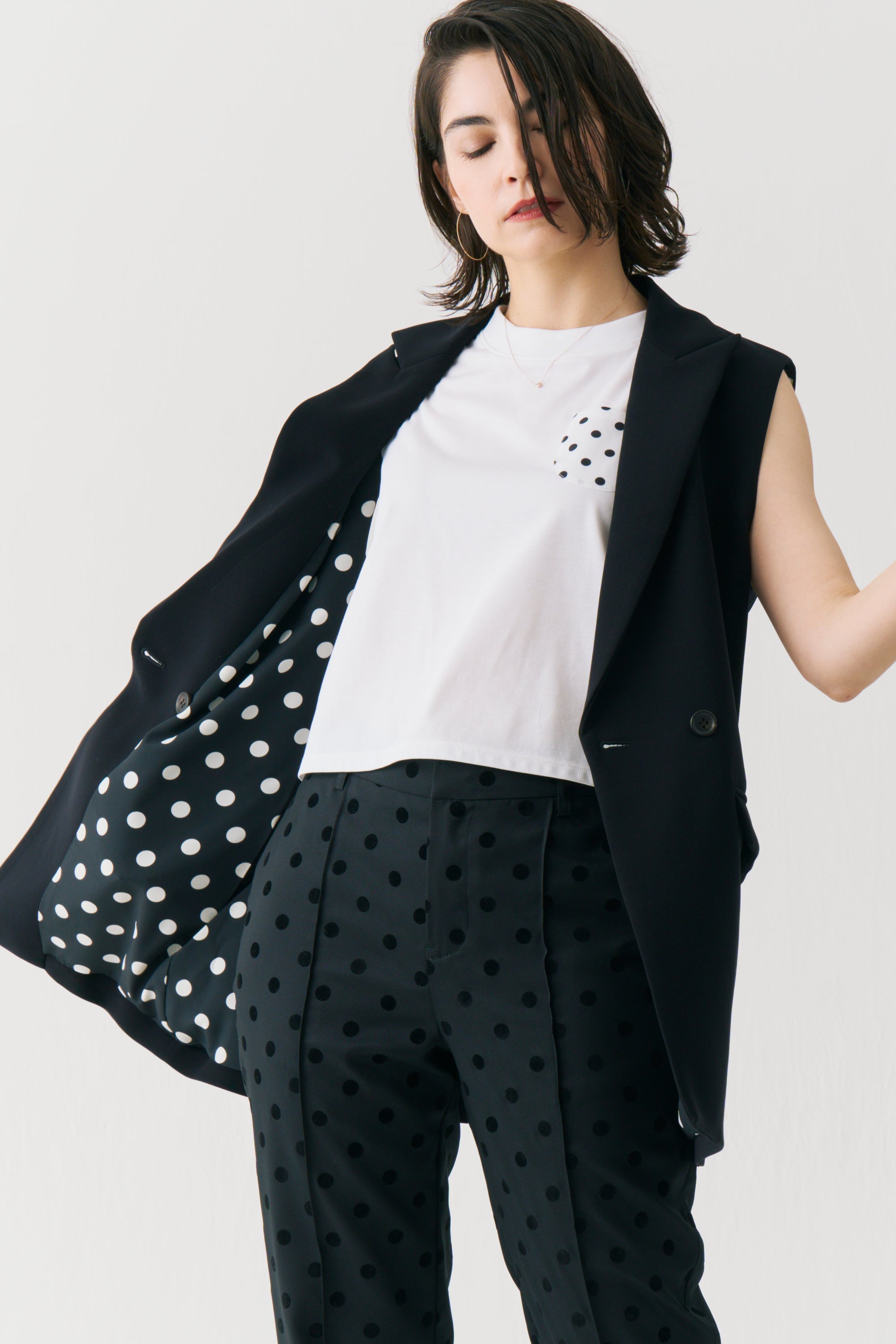 Dot Lining Gilet