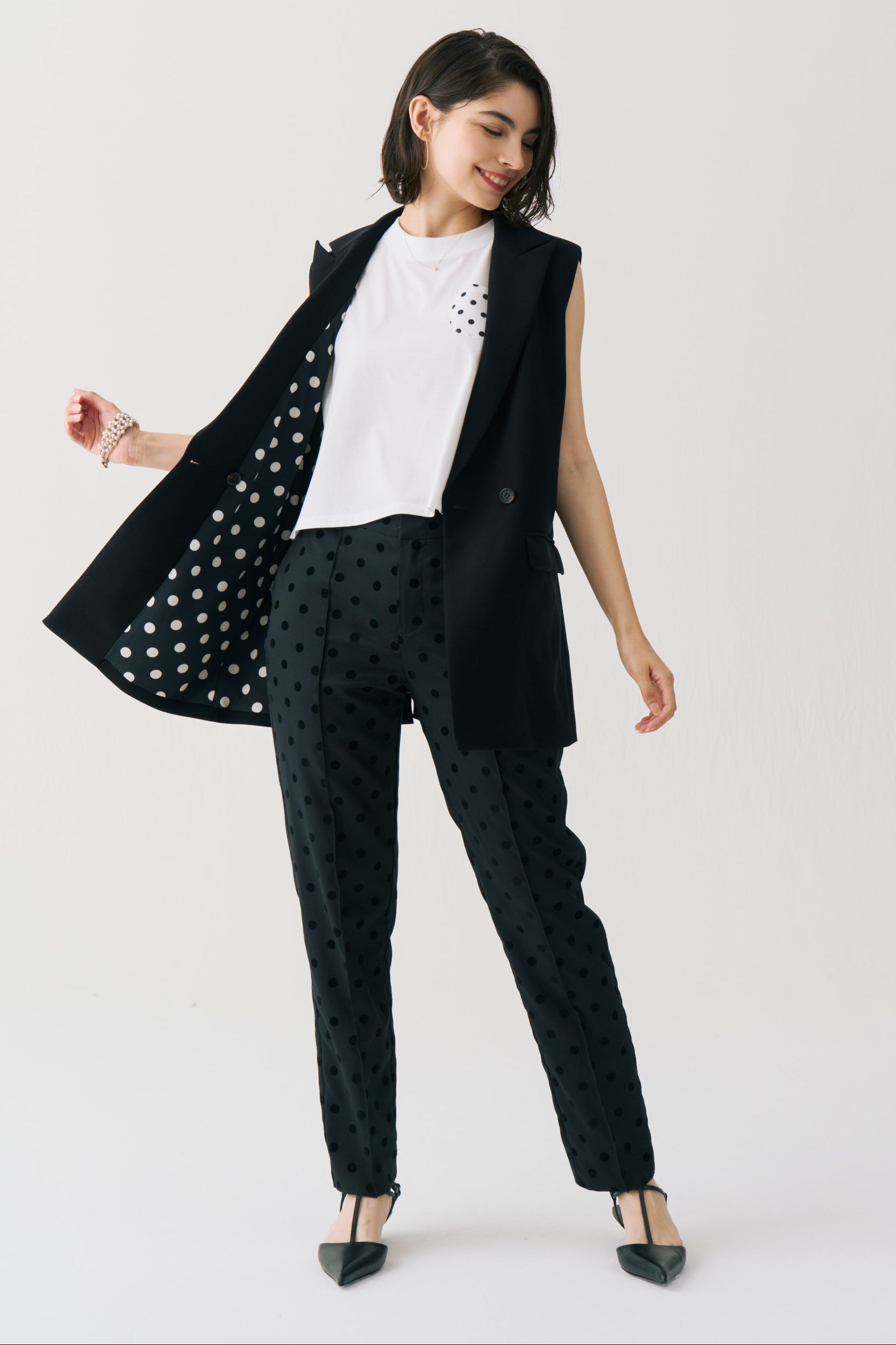 Dot Lining Gilet