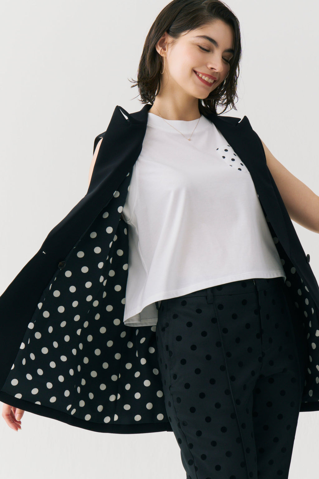 Dot Lining Gilet